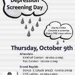 National Depression Screening Day Allendale Campus on October 9, 2014